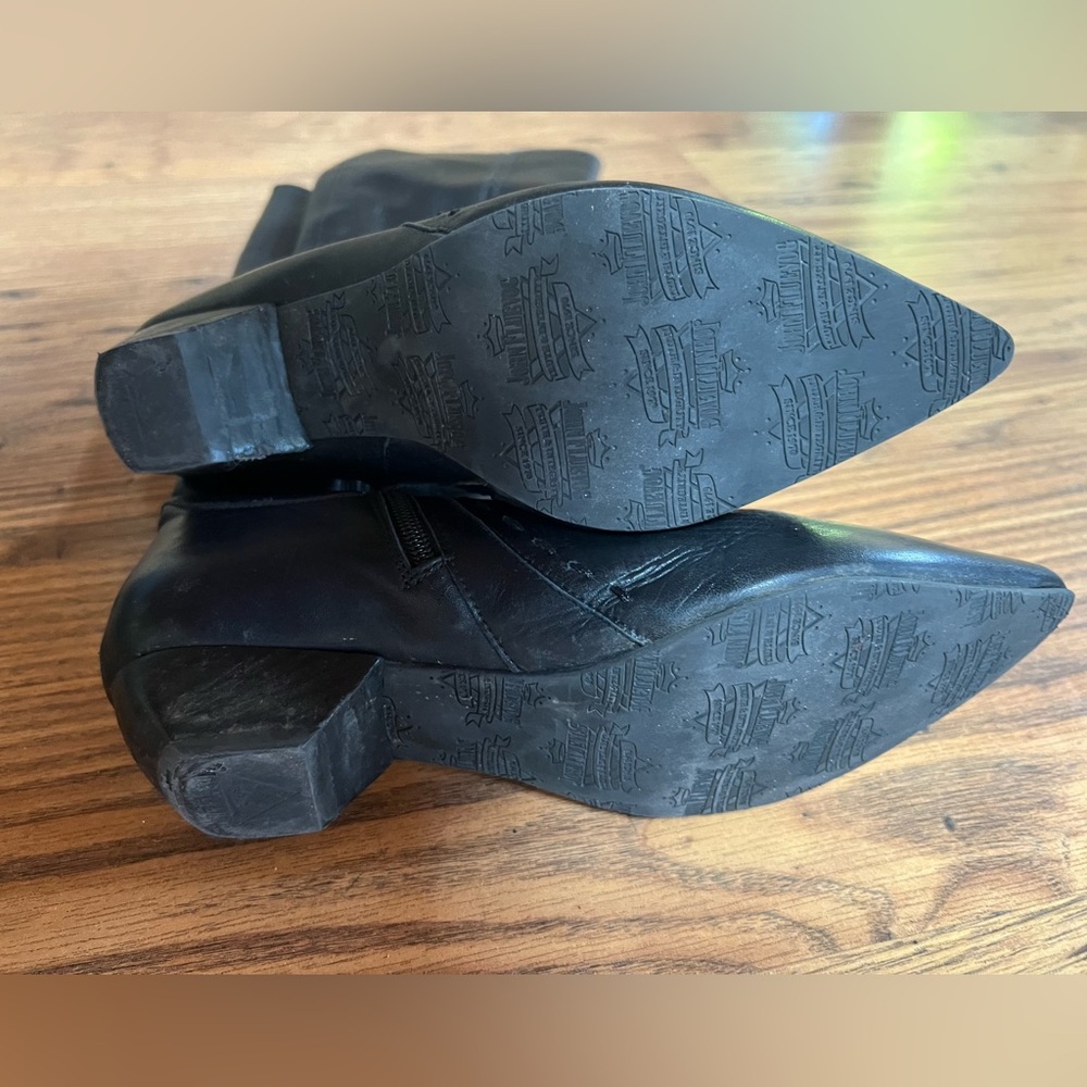 Fluevog Truth "Britney" tall boots, black, size 7 - Picture 3 of 15